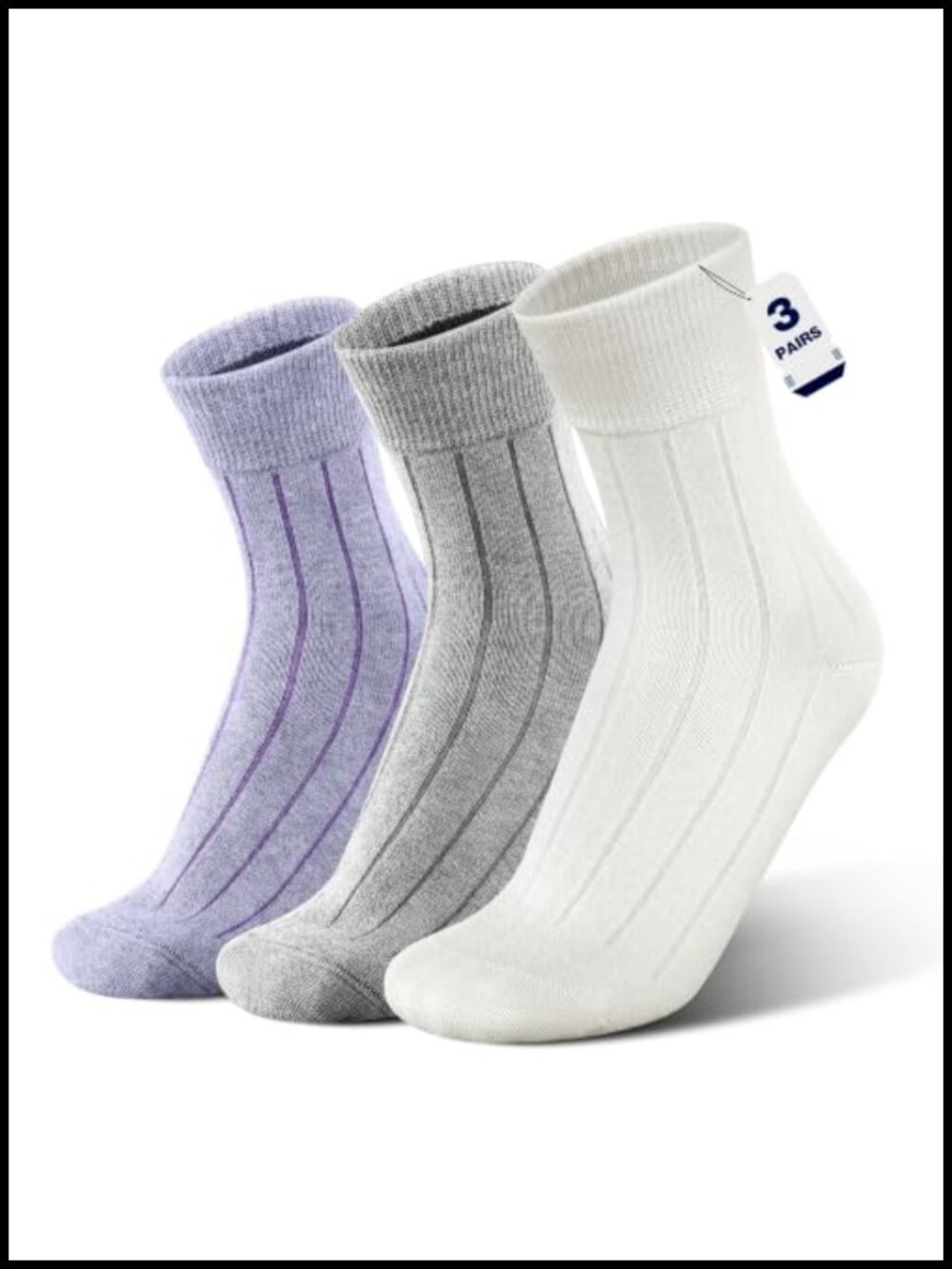 Alpaca Wool Blend Sleep Socks Soft Lightweight Calf Crew Socks for Women